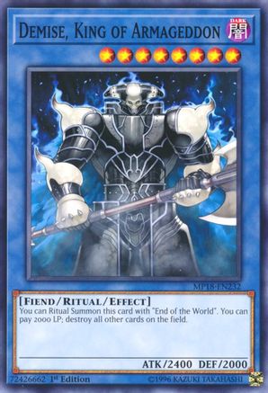 Demise, King of Armageddon [MP18-EN232] Common - Trinity Hobby