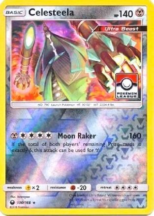 Celesteela (100/168) (League Promo) [Sun & Moon: Celestial Storm] - Trinity Hobby