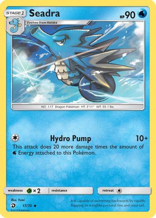 Seadra (17/70) [Sun & Moon: Dragon Majesty] - Trinity Hobby