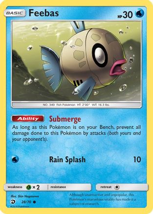 Feebas (28/70) [Sun & Moon: Dragon Majesty] - Trinity Hobby
