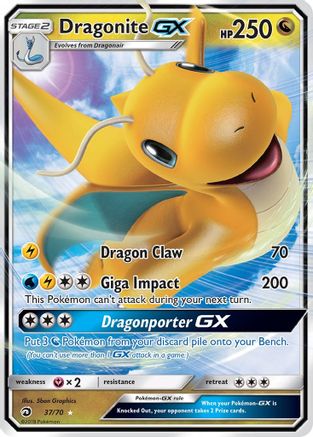 Dragonite GX (37/70) [Sun & Moon: Dragon Majesty] - Trinity Hobby