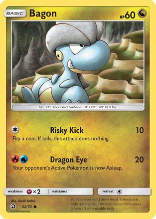 Bagon (42/70) [Sun & Moon: Dragon Majesty] - Trinity Hobby