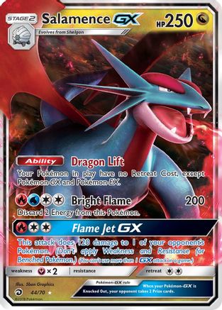 Salamence GX (44/70) [Sun & Moon: Dragon Majesty] - Trinity Hobby