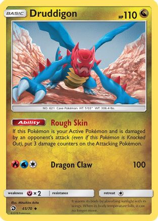 Druddigon (45/70) [Sun & Moon: Dragon Majesty] - Trinity Hobby