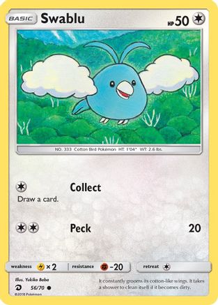 Swablu (56/70) [Sun & Moon: Dragon Majesty] - Trinity Hobby