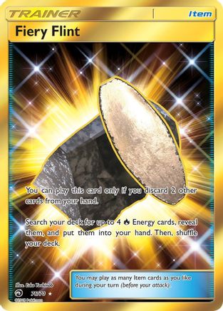 Fiery Flint (76/70) [Sun & Moon: Dragon Majesty] - Trinity Hobby