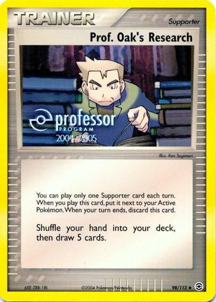 Prof Oaks Research (98/112) (2004 2005) [Professor Program Promos] - Trinity Hobby