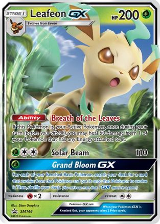Leafeon GX (SM146) [Sun & Moon: Black Star Promos] - Trinity Hobby