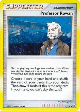 Professor Rowan (Cosmos Holo) - (112/130) Holofoil [Miscellaneous Cards & Products]