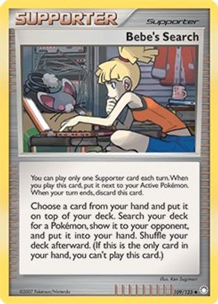 Bebe's Search (Cosmos Holofoil) - (109/123) Holofoil [Miscellaneous Cards & Products]