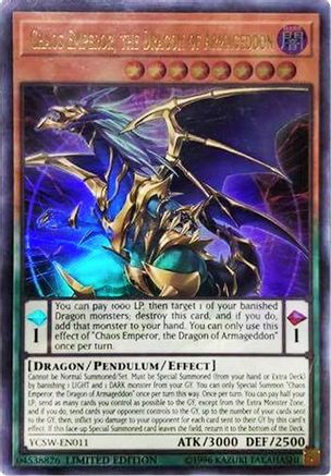 Chaos Emperor, the Dragon of Armageddon [YCSW-EN011] Ultra Rare - Trinity Hobby