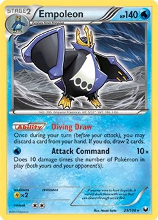 Empoleon (29/108) (Battle Arena Deck Exclusive) (Theme Deck Exclusive) [Black & White: Dark Explorers] - Trinity Hobby