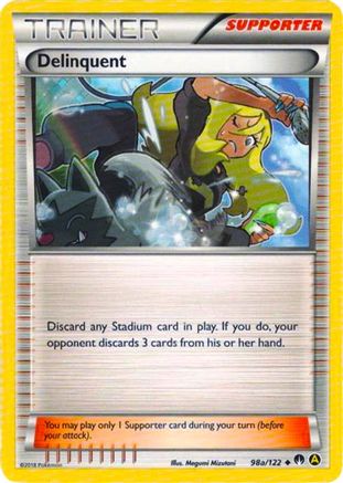 Delinquent (98a/122) [Alternate Art Promos] - Trinity Hobby