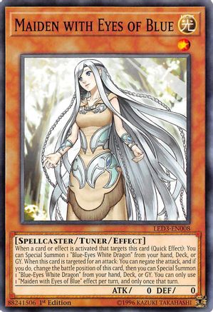 Maiden with Eyes of Blue [LED3-EN008] Common - Trinity Hobby