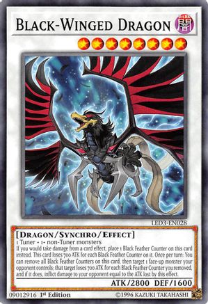 Black-Winged Dragon [LED3-EN028] Common - Trinity Hobby