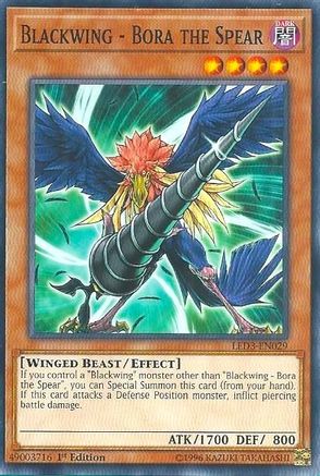Blackwing - Bora the Spear [LED3-EN029] Common - Trinity Hobby