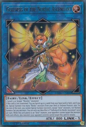 Gullveig of the Nordic Ascendant [LEHD-ENB00] Ultra Rare - Trinity Hobby
