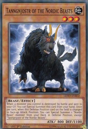 Tanngnjostr of the Nordic Beasts [LEHD-ENB02] Common - Trinity Hobby