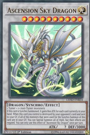 Ascension Sky Dragon [LEHD-ENB34] Ultra Rare - Trinity Hobby