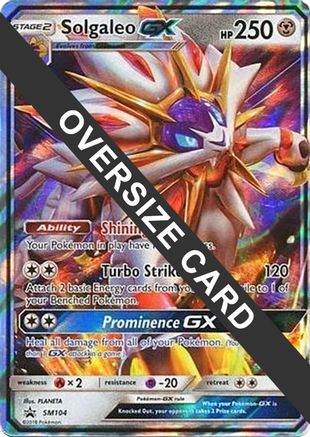 Solgaleo GX (SM104) (Jumbo Card) [Sun & Moon: Black Star Promos] - Trinity Hobby