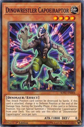 Dinowrestler Capoeiraptor [SOFU-EN006] Common - Trinity Hobby