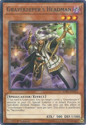 Gravekeeper's Headman [SOFU-EN012] Rare - Trinity Hobby