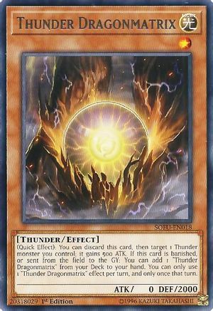 Thunder Dragonmatrix [SOFU-EN018] Rare - Trinity Hobby
