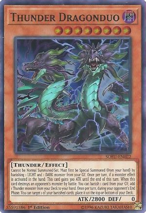 Thunder Dragonduo [SOFU-EN022] Super Rare - Trinity Hobby