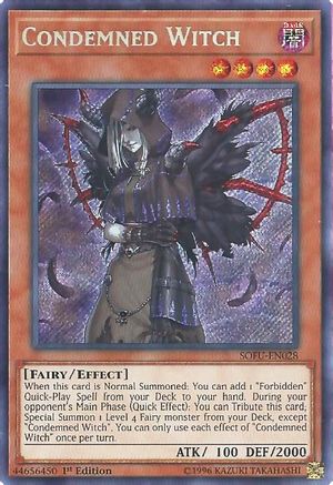 Condemned Witch [SOFU-EN028] Secret Rare - Trinity Hobby