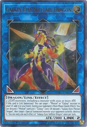 Galaxy-Eyes Solflare Dragon [SOFU-EN042] Ultra Rare - Trinity Hobby