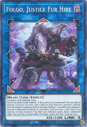Folgo, Justice Fur Hire [SOFU-EN047] Super Rare - Trinity Hobby