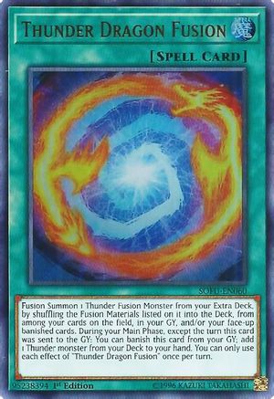 Thunder Dragon Fusion [SOFU-EN060] Ultra Rare - Trinity Hobby