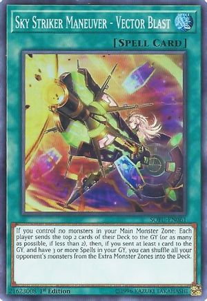 Sky Striker Maneuver - Vector Blast! [SOFU-EN061] Super Rare - Trinity Hobby