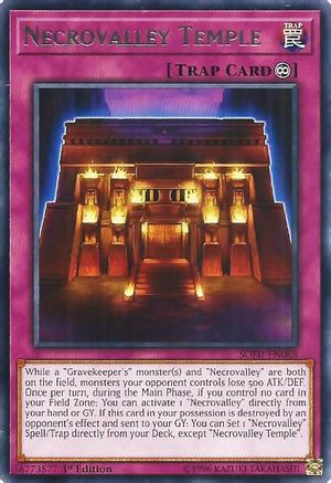 Necrovalley Temple [SOFU-EN068] Rare - Trinity Hobby