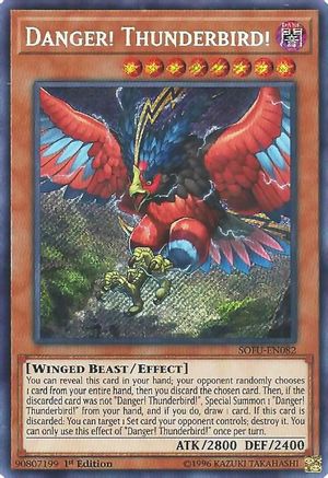 Danger! Thunderbird! [SOFU-EN082] Secret Rare - Trinity Hobby