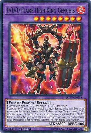 D/D/D Flame High King Genghis [SOFU-EN095] Common - Trinity Hobby