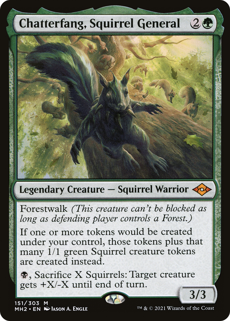 Chatterfang, Squirrel General [Modern Horizons 2] - Trinity Hobby
