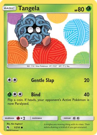 Tangela (1/214) [Sun & Moon: Lost Thunder] - Trinity Hobby