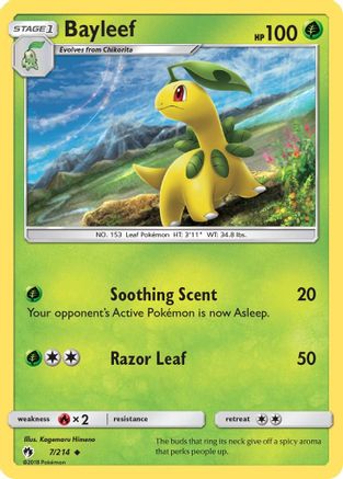 Bayleef (7/214) [Sun & Moon: Lost Thunder] - Trinity Hobby