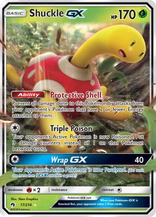 Shuckle GX (17/214) [Sun & Moon: Lost Thunder] - Trinity Hobby