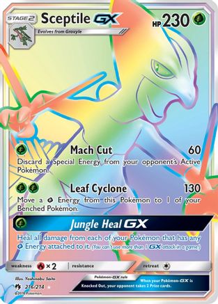 Sceptile GX (216/214) [Sun & Moon: Lost Thunder] - Trinity Hobby