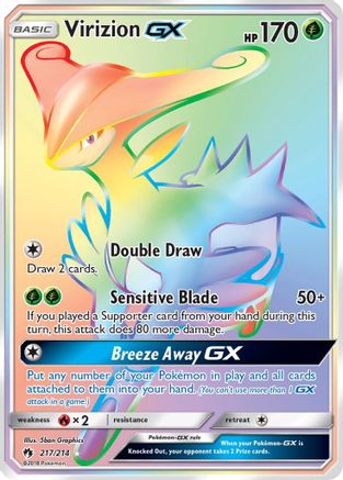 Virizion GX (217/214) [Sun & Moon: Lost Thunder] - Trinity Hobby