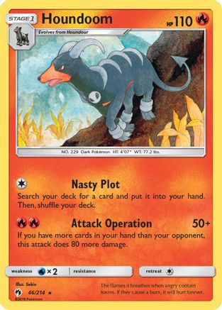 Houndoom (46/214) [Sun & Moon: Lost Thunder] - Trinity Hobby