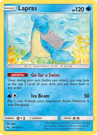 Lapras (56/214) [Sun & Moon: Lost Thunder] - Trinity Hobby