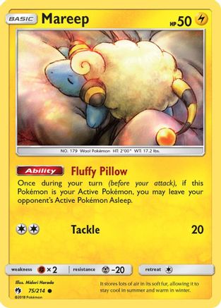 Mareep (75/214) [Sun & Moon: Lost Thunder] - Trinity Hobby