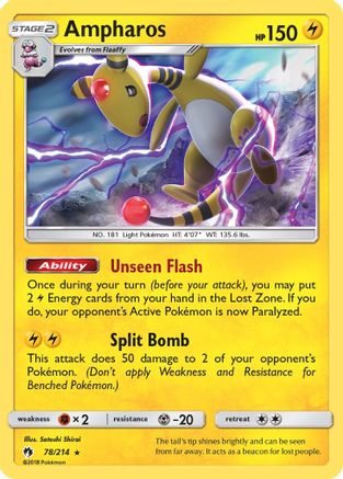 Ampharos (78/214) [Sun & Moon: Lost Thunder] - Trinity Hobby