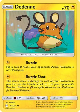 Dedenne (84/214) [Sun & Moon: Lost Thunder] - Trinity Hobby