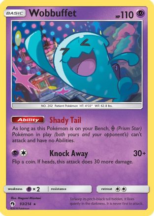 Wobbuffet (93/214) [Sun & Moon: Lost Thunder] - Trinity Hobby