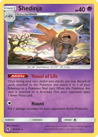 Shedinja (95/214) [Sun & Moon: Lost Thunder] - Trinity Hobby