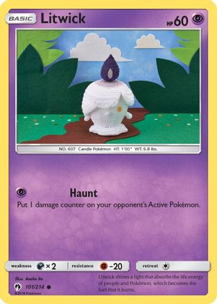 Litwick (101/214) [Sun & Moon: Lost Thunder] - Trinity Hobby
